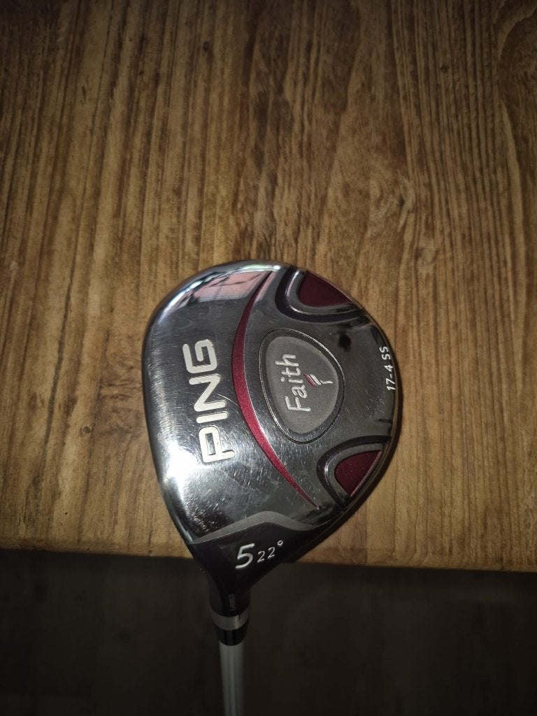 Losse Ping houten 5 golfclub dames €55,- linkshandig, Ophalen of Verzenden, Zo goed als nieuw, Club, Ping