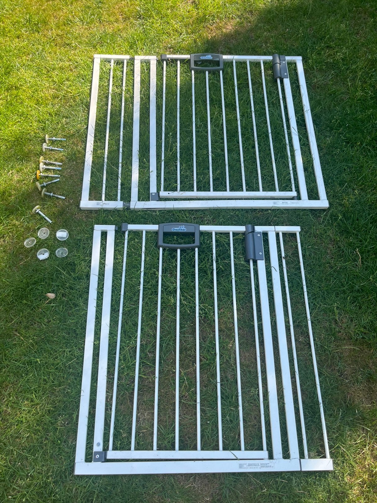 Geuther traphekjes / veiligheidshekjes, Doe-het-zelf en Verbouw, Ophalen, Gebruikt, Bouten of Moeren, Rvs