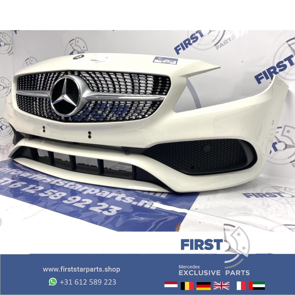W176 FACELIFT AMG Voorbumper Mercedes A Klasse 2018 compleet, Auto-onderdelen, Gebruikt, -, Voor, Ophalen of Verzenden