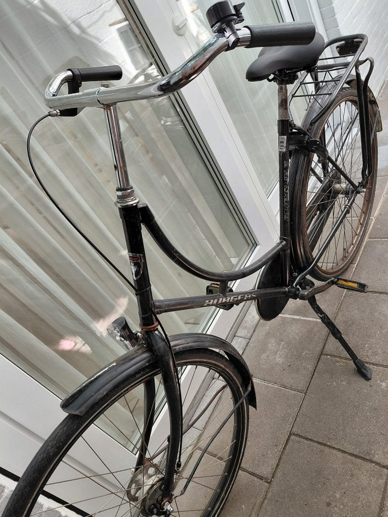 omafiets Burgers terugtraprem voorrem, AXA slot, nieuw zadel, Terugtraprem, Handrem, Ophalen, Overige merken