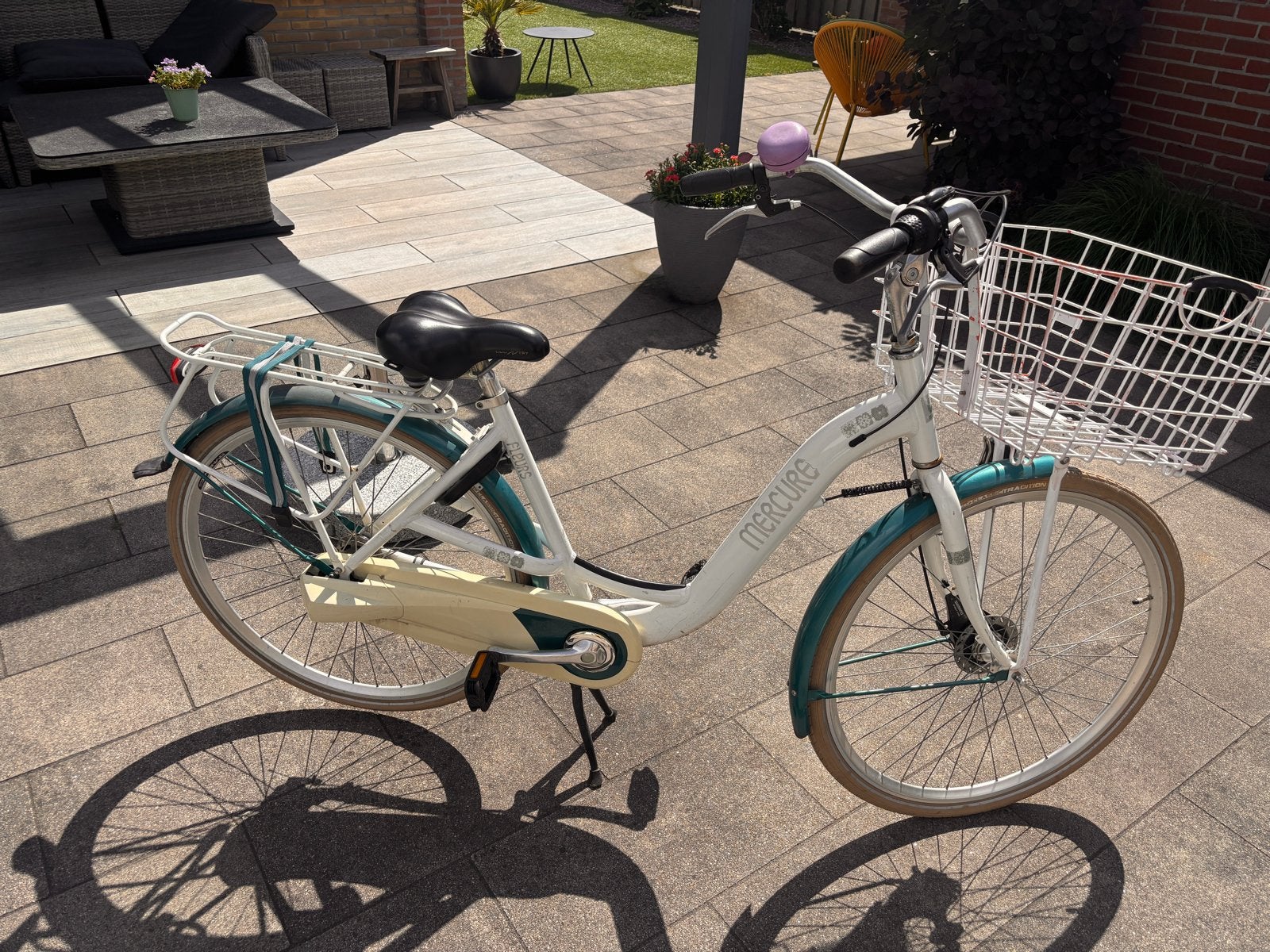 Mercure damesfiets met mand en bagagedrager, Velgrem, 50 tot 53 cm, Ophalen, Overige merken