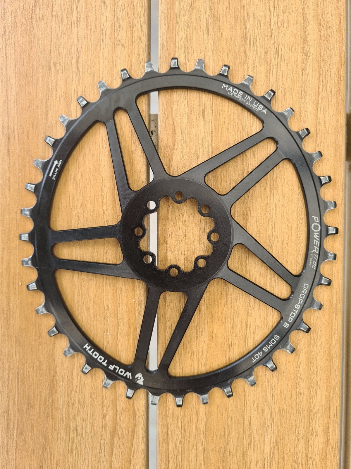 Ovaal Wolf Tooth Direct Mount SRAM 8-bolt Kettingblad 40T, Crankstel of Pedalen, Racefiets, Ophalen of Verzenden, Zo goed als nieuw