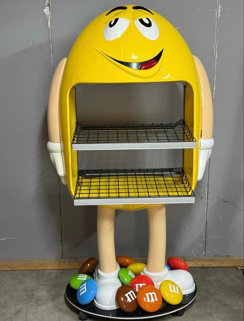 Xxl M&M display 180cm - Eyecatcher voor Mancave/kinderkamer, Verzamelen, Merken en Reclamevoorwerpen, Ophalen of Verzenden, Zo goed als nieuw