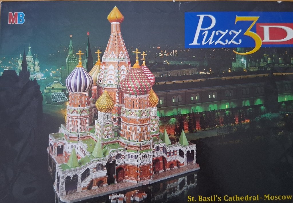 Puzz3D - St. Basil Cathedral Moscow, Ophalen of Verzenden, 500 t/m 1500 stukjes, Zo goed als nieuw, Rubik's of 3D-puzzel
