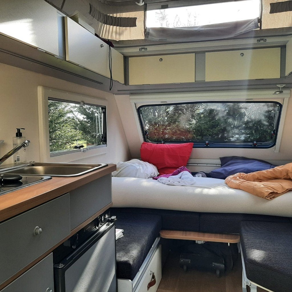Kip Shelter, Caravans en Kamperen, 2 aparte bedden, Kip, Tot en met 2, Treinzit