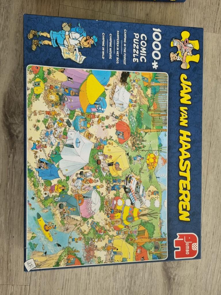 Jan van Haasteren puzzel "Kamperen in het bos", Ophalen of Verzenden