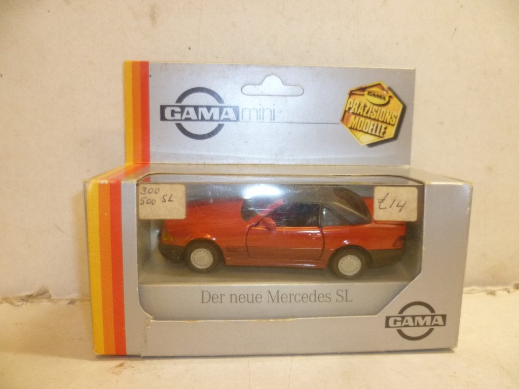 Gama 1132 Mercedes SL Coupé Hardtop 300 /500rood 1:43 auto, Hobby en Vrije tijd, Ophalen of Verzenden, Nieuw, Auto, Gama