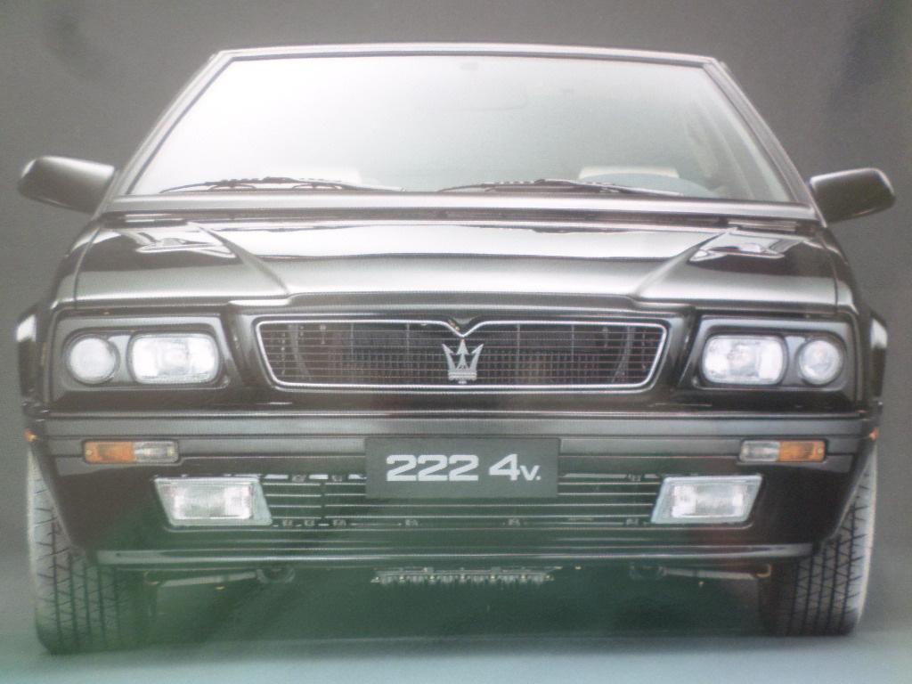 Maserati 222 4v Brochure, Ophalen of Verzenden, Zo goed als nieuw, Overige merken