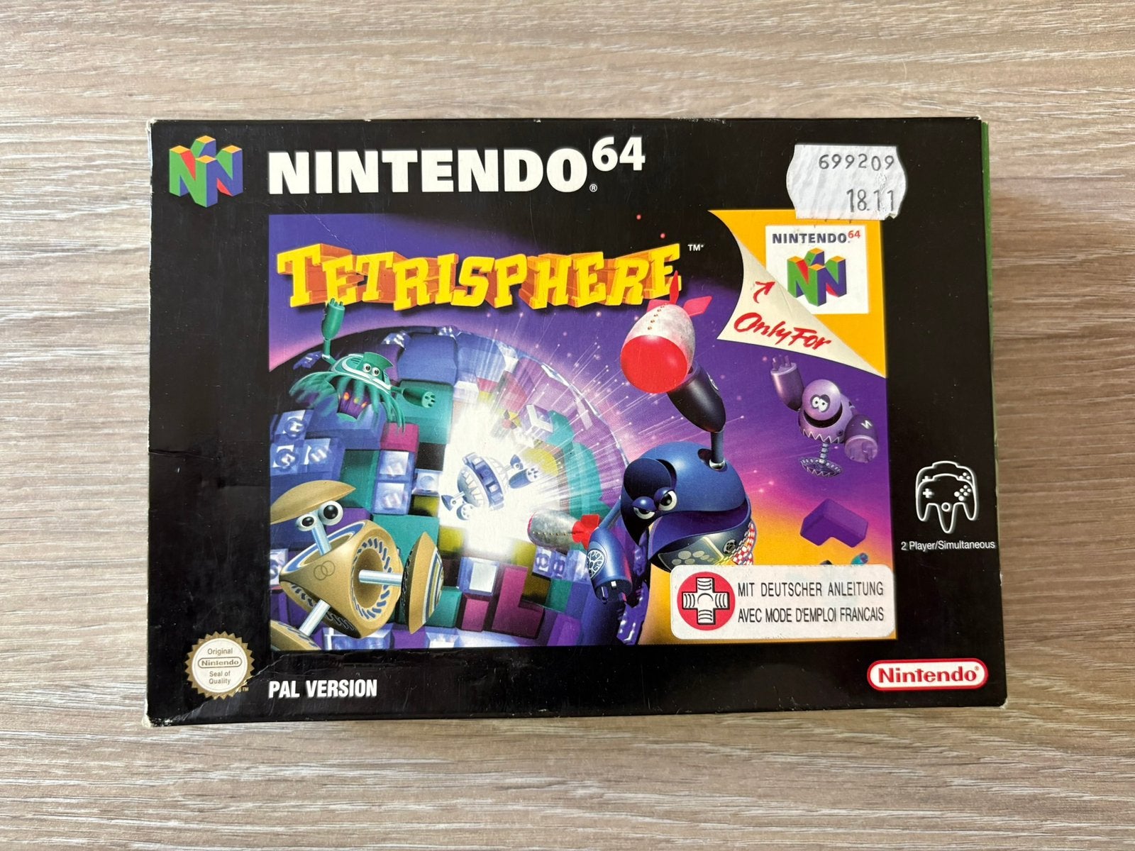 Tetrisphere voor de Nintendo 64., 1 speler, Ophalen of Verzenden, Zo goed als nieuw, Vanaf 3 jaar