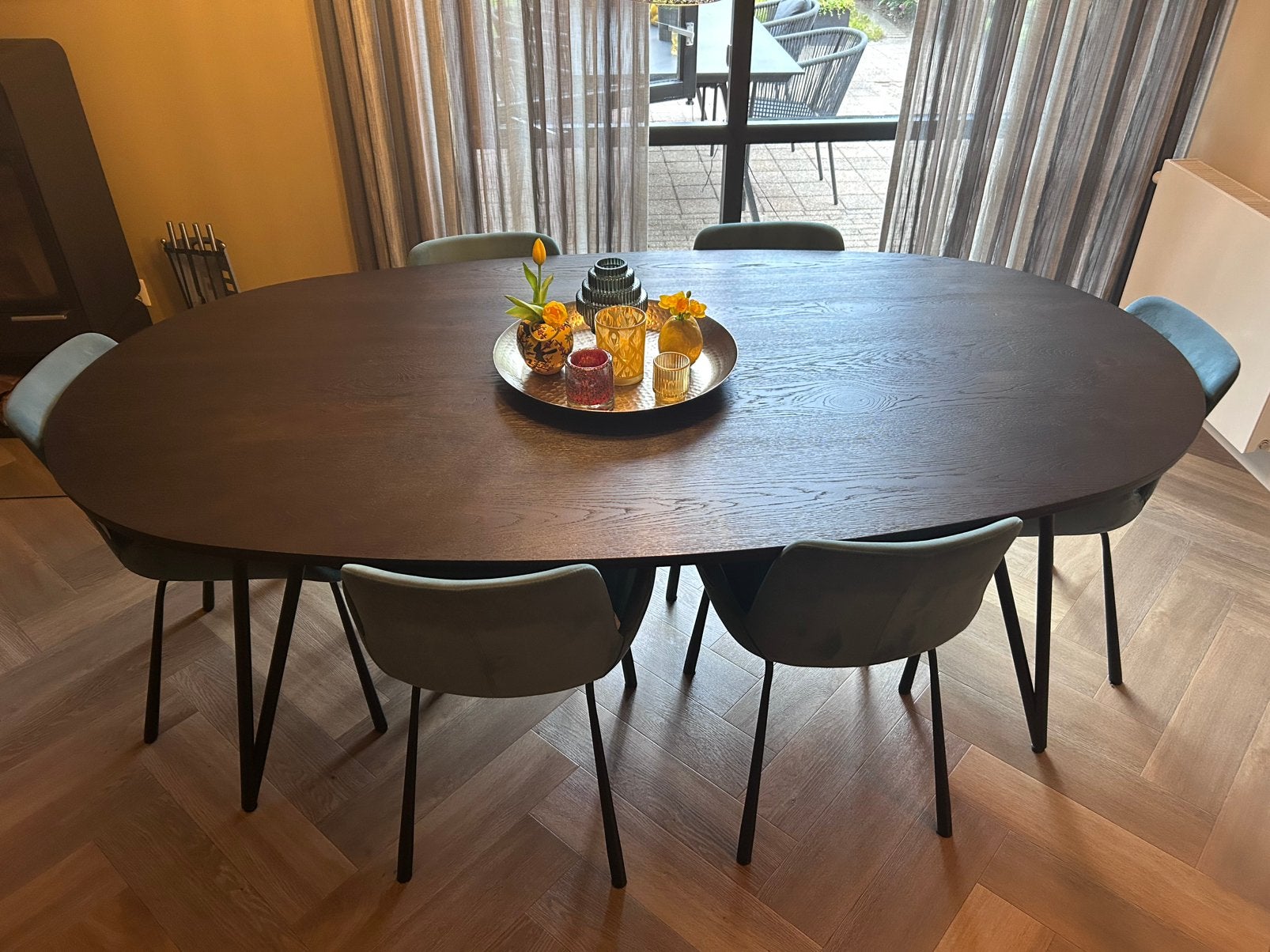 Zuiver stoelen 6 stuks koopje !!, Ophalen, Gebruikt, Straks vintage, Stof