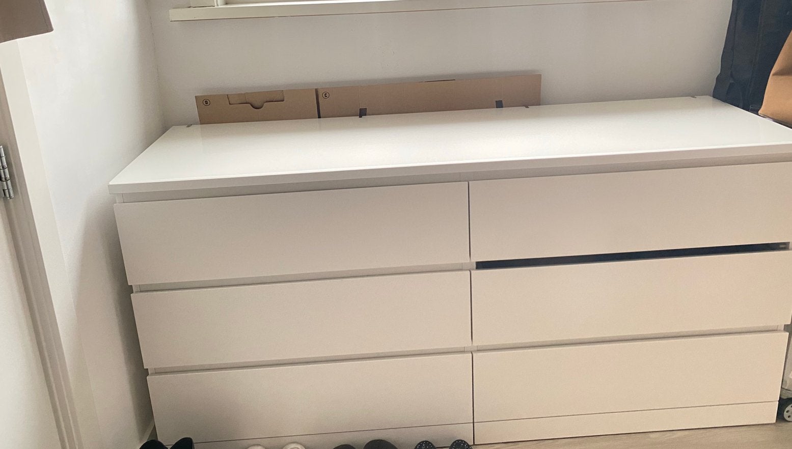 Ikea Malm Chest of 6 Drawers, Ophalen, Gebruikt, 5 laden of meer, 150 tot 200 cm