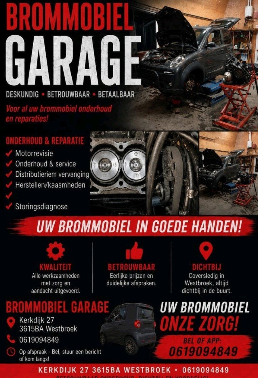 Brommobiel/canta/jdm city/amica monteur, Ophalen of Verzenden, Nieuw