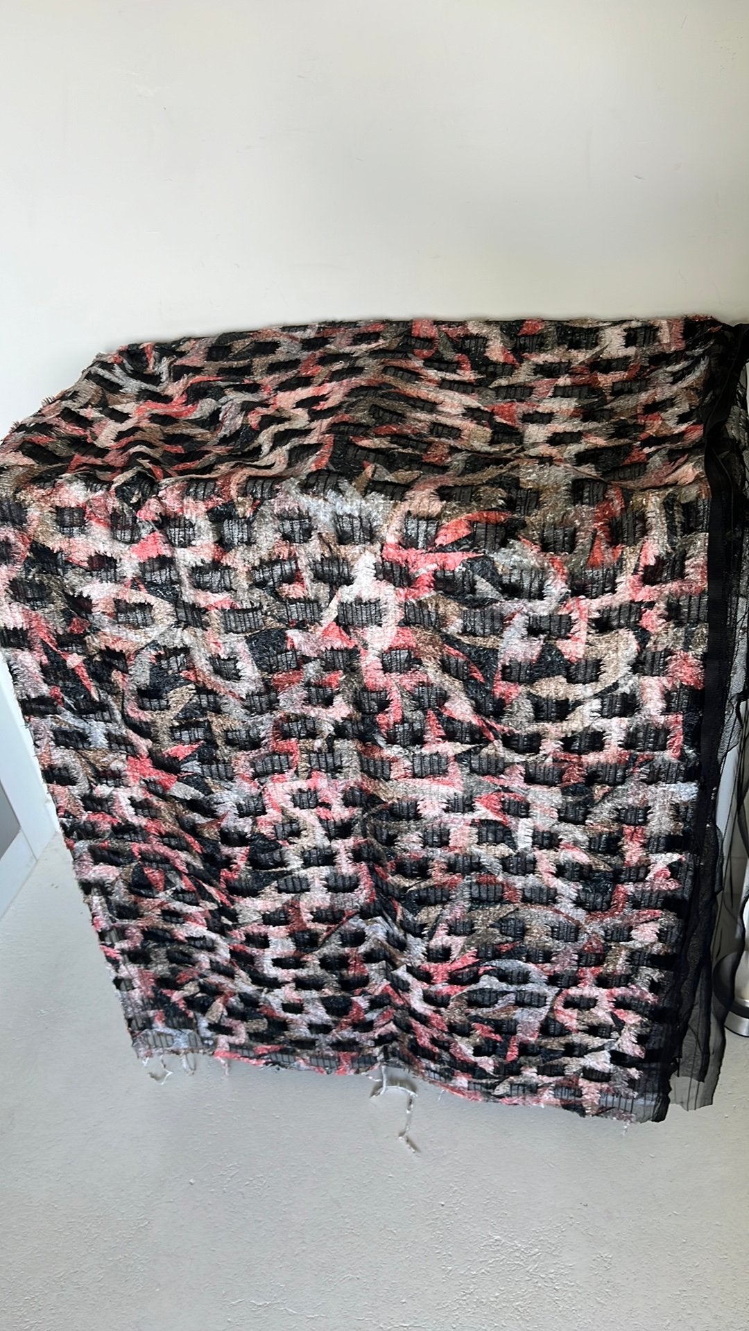 Soepele semi doorzichtige stof, Overige materialen, Meerkleurig, 120 cm of meer, Ophalen of Verzenden