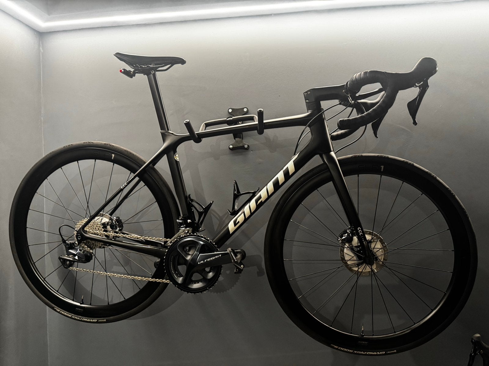 Racefiets Giant TCR Advanced Pro Team maat M kleur zwart, Fietsen en Brommers, Fietsen | Racefietsen, Ophalen, 28 inch, Gebruikt