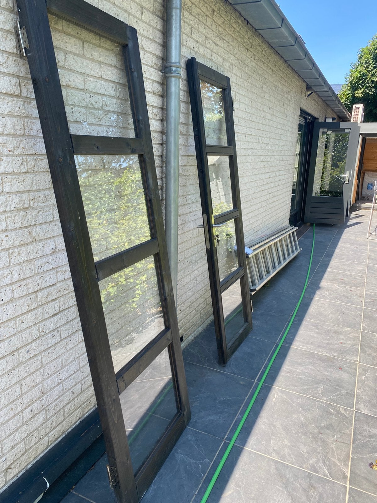 Deuren voor tuinhuis, Tuin en Terras, Tuinhuizen, Ophalen, Zo goed als nieuw