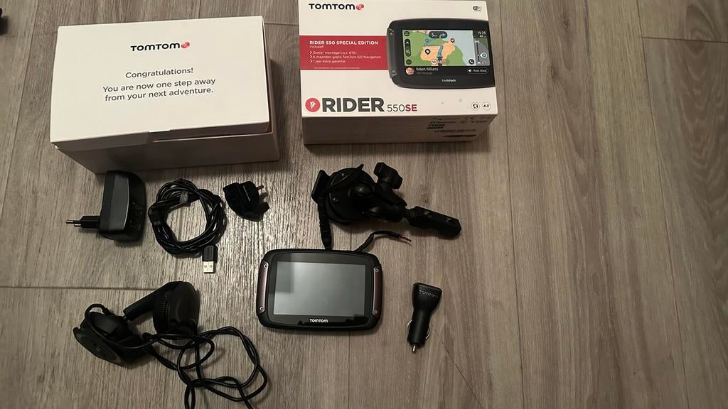 TomTom Rider 550 SE auto- en motorfietsmontage, Motoren, Accessoires | Navigatiesystemen, Ophalen of Verzenden, Zo goed als nieuw