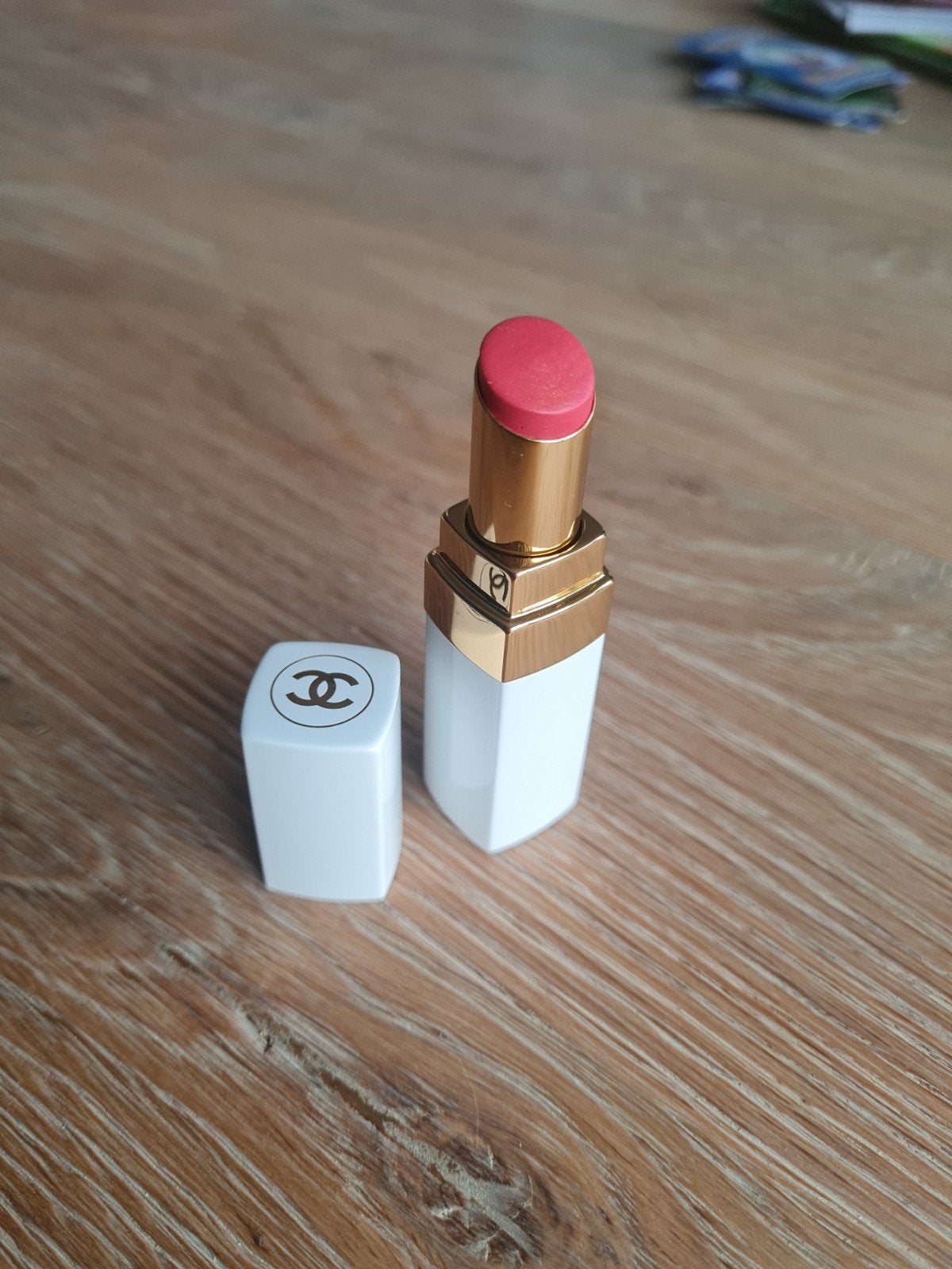 Chanel Rouge Coco Baume 918 My Rose - Zo goed als nieuw, Lippen, Ophalen of Verzenden, Zo goed als nieuw, Make-up
