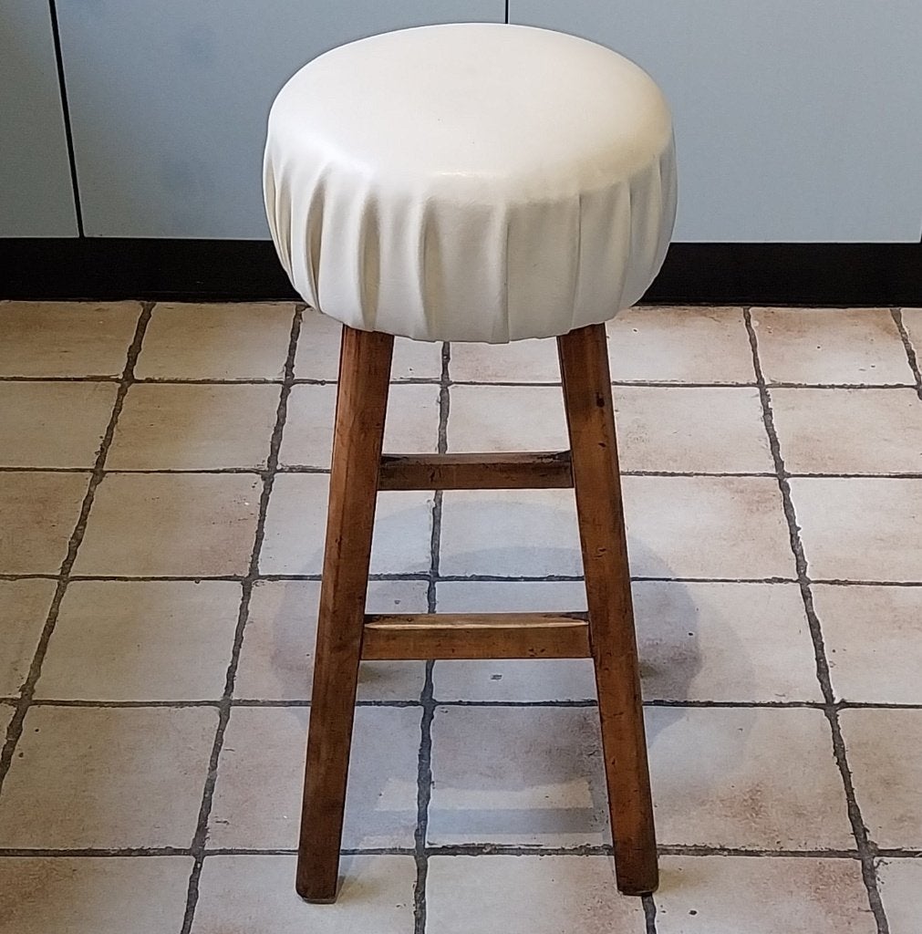 Café barkruk, jaren '70, Ophalen, 60 tot 90 cm, Zo goed als nieuw, 1 kruk