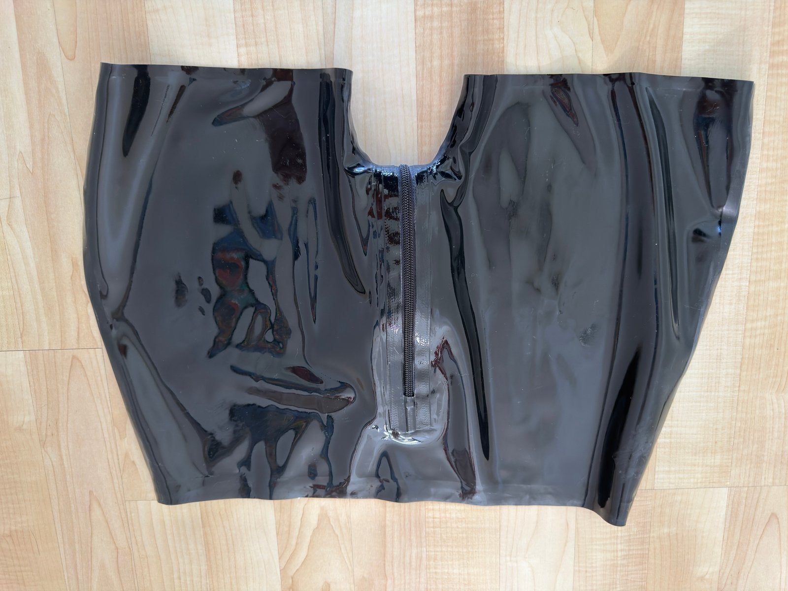 Zwarte latex boxershorts in de maat L of  XL, Ophalen of Verzenden, Zwart, Boxer