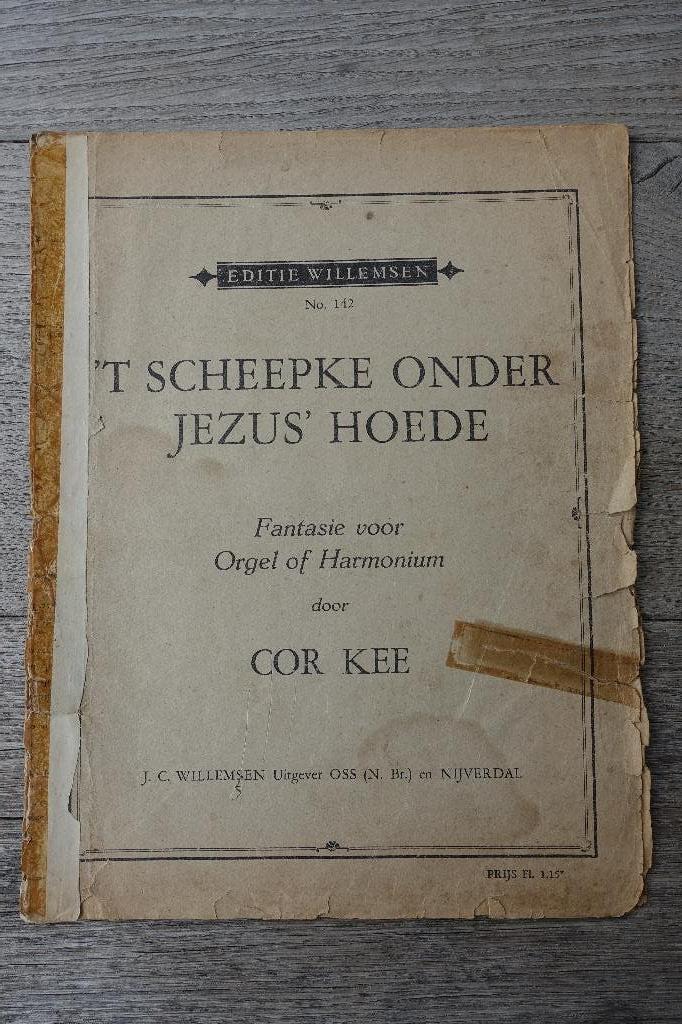 'T scheepke onder Jezus' hoede Cor Kee, Gebruikt, Ophalen of Verzenden, Religie en Gospel, Artiest of Componist