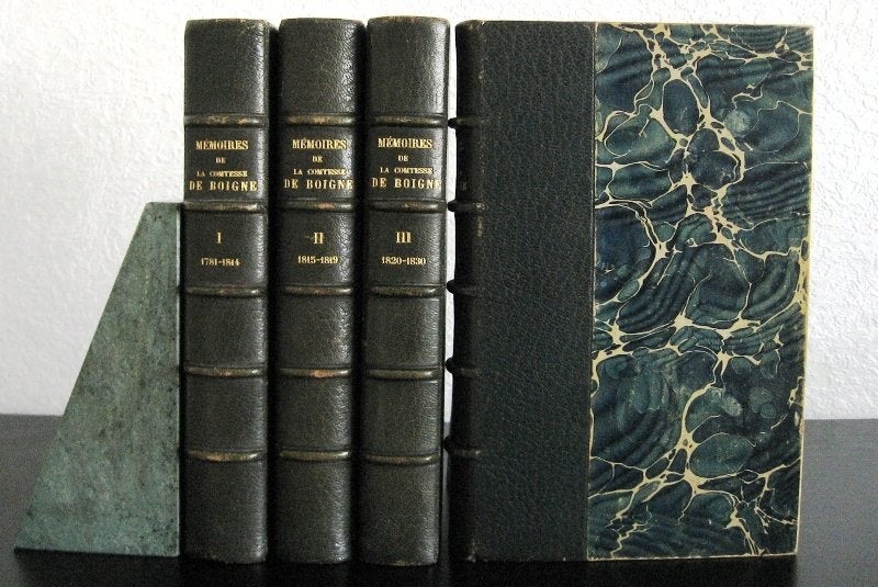 Mémoires de la Comtesse de Boigne 1907 Vierdelige set, Antiek en Kunst, Ophalen of Verzenden