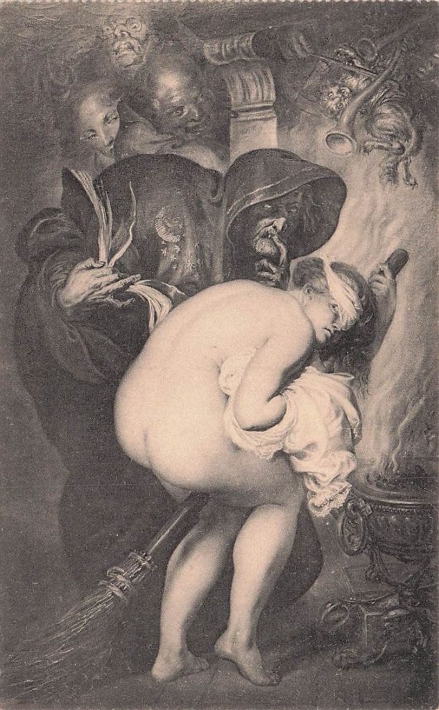 703-294-031 La Jeune Sorciere Musee Wiertz Bruxelles, Verzenden, Voor 1920, Overig Europa
