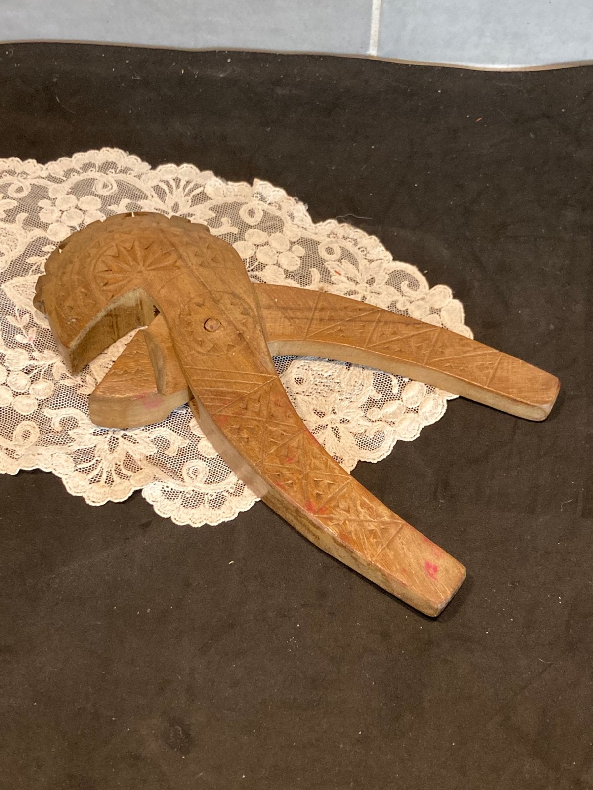 Houten notenkraker (250726), Ophalen of Verzenden, Gebruikt, Hout