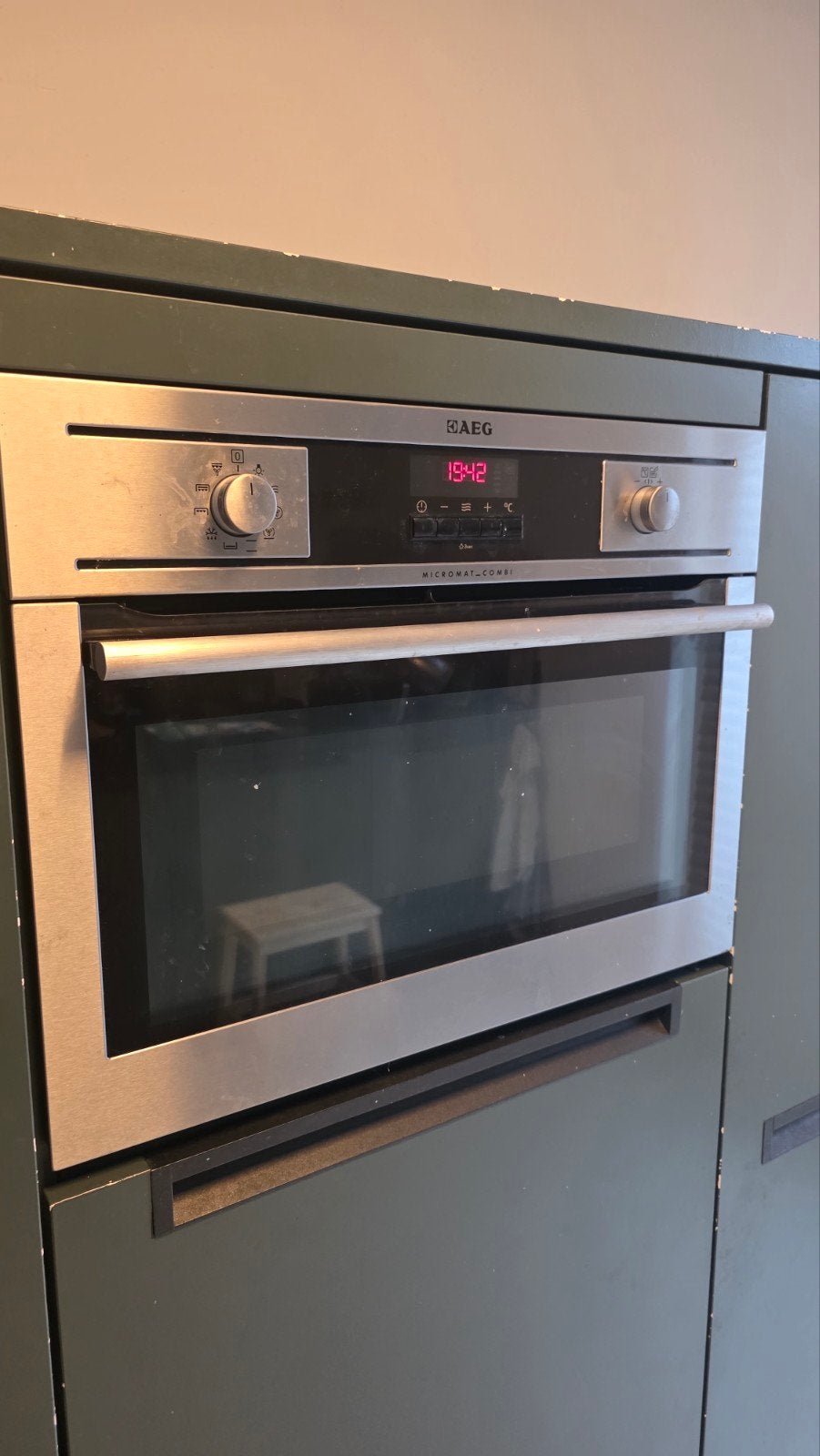 AEG Inbouw Combimagnetron, Ophalen, Combimagnetron, Gebruikt, Inbouw