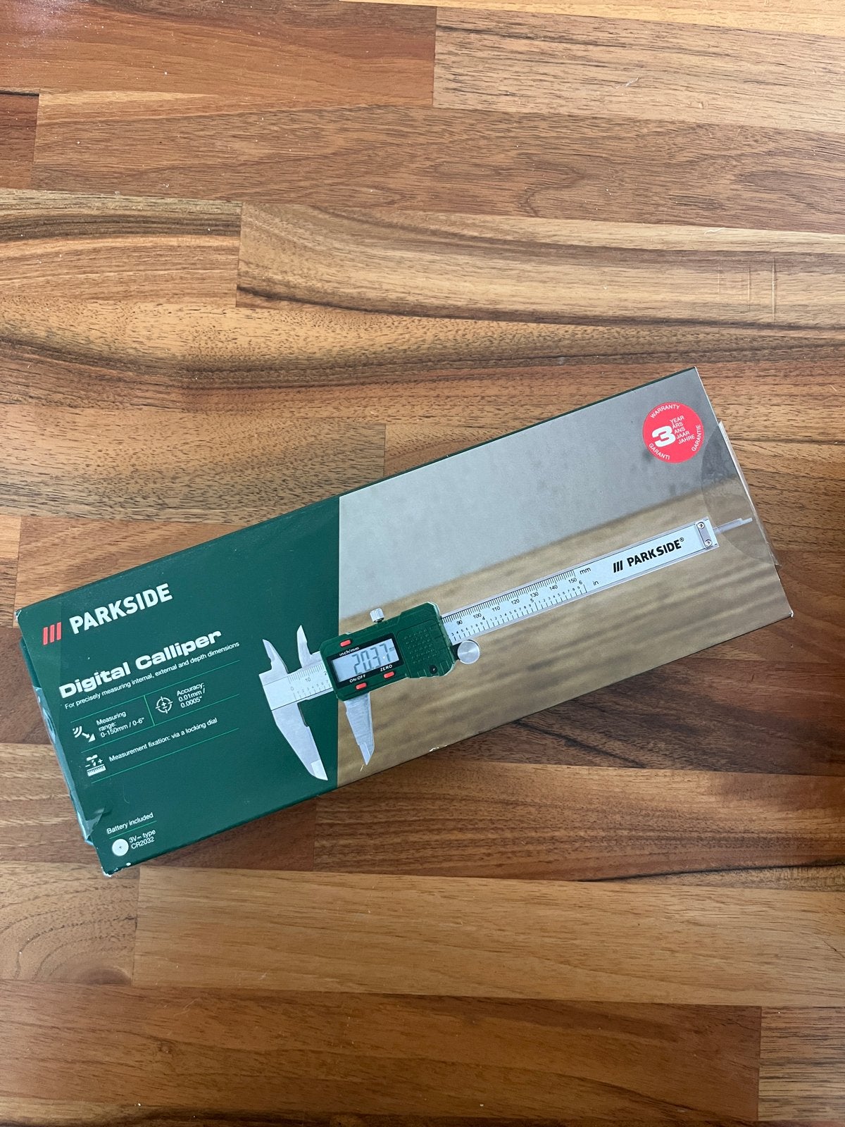 Parkside Digitale Schuifmaat - Nieuw in Doos, Ophalen of Verzenden, Nieuw, Overige meters