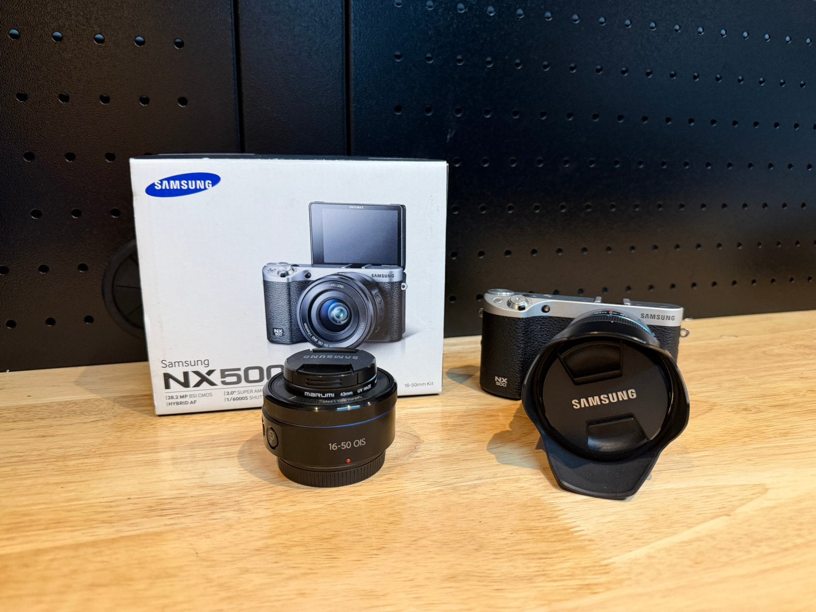 Samsung NX500 met 2 lenzen, Ophalen of Verzenden, Zo goed als nieuw, Samsung