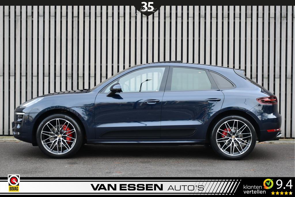 Porsche Macan 3.0 GTS Pano Leder Camera Luchtvering Stoel/St, Automaat, Gebruikt, Euro 6, Blauw