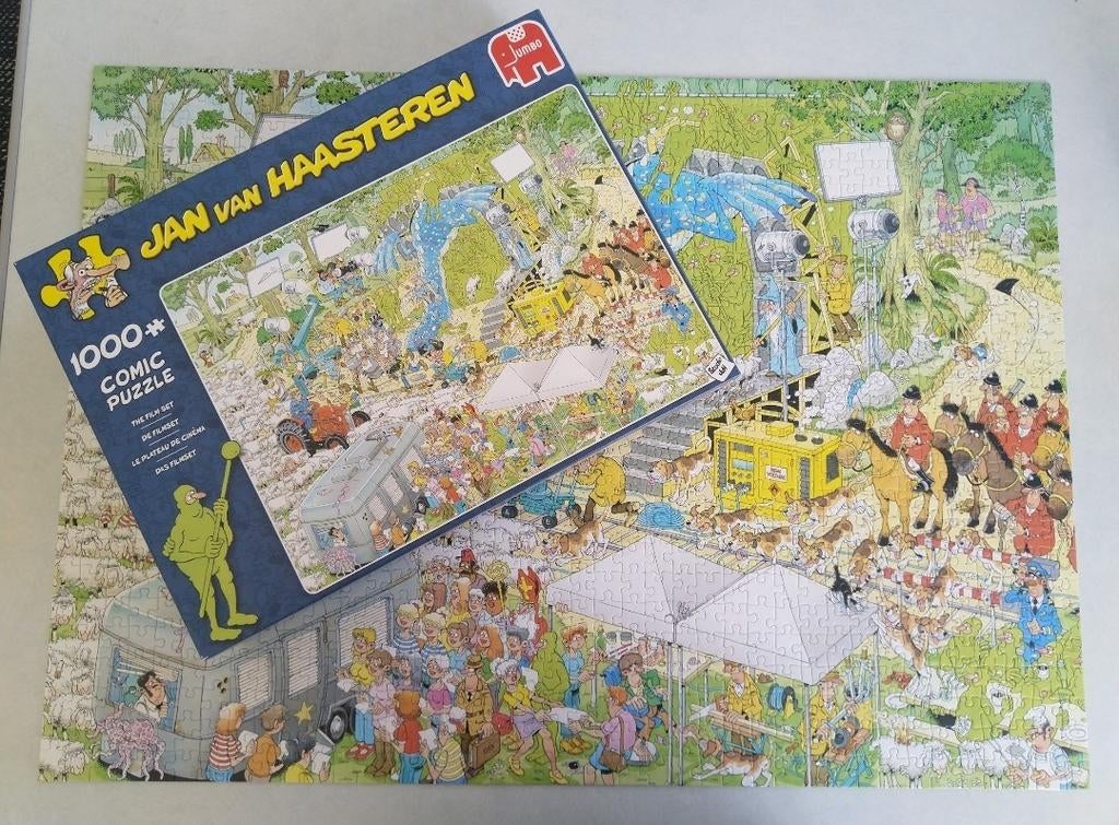 5 COMPLETE JAN v HAASTEREN PUZZELS 1000 STUKS SCHOON en GAAF, Ophalen