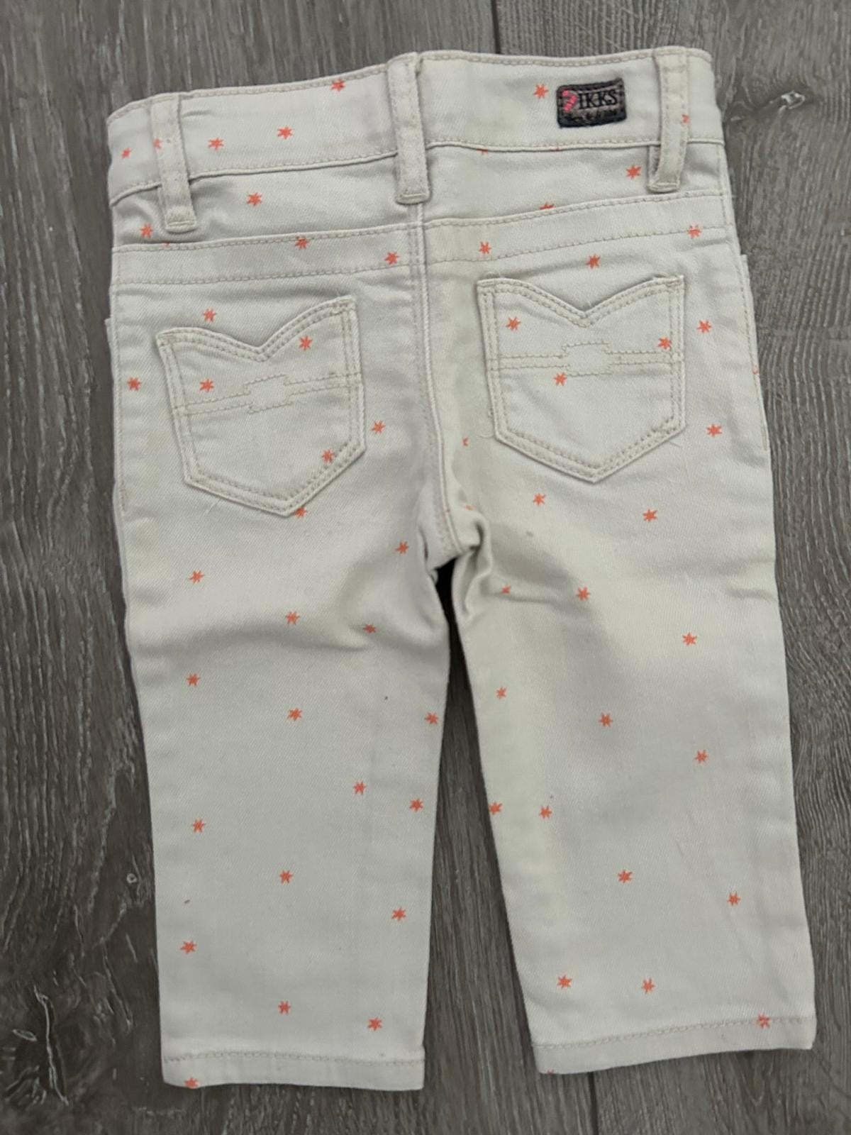 IKKS jeans broekje met sterrenprint, Broekje, Ophalen of Verzenden, Zo goed als nieuw, IKKS