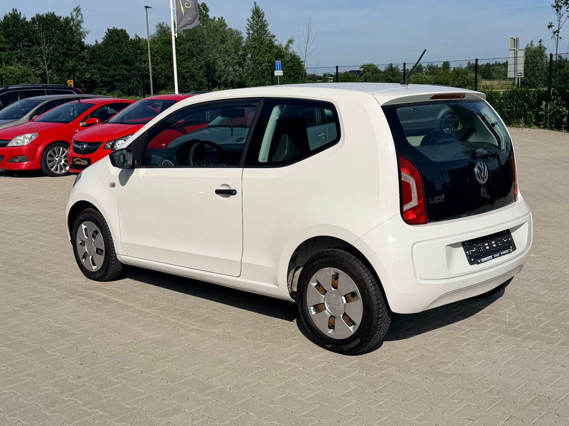 Volkswagen Up! 1.0 easy up! BlueMotion, Auto's, Volkswagen, Stof, Gebruikt, Overige carrosserieën, Wit