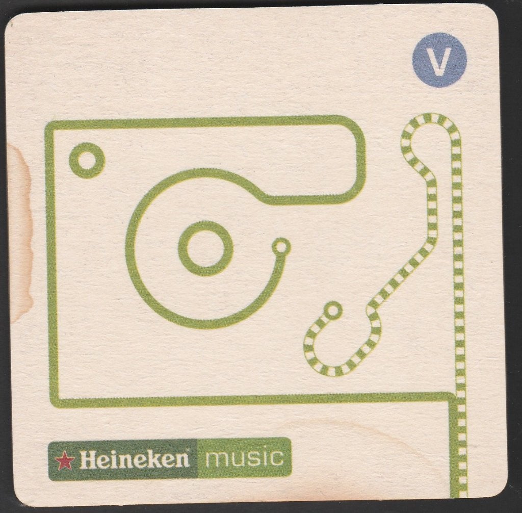 Bierviltje Heineken C 193 2, Verzenden, Gebruikt, Viltje(s), Heineken