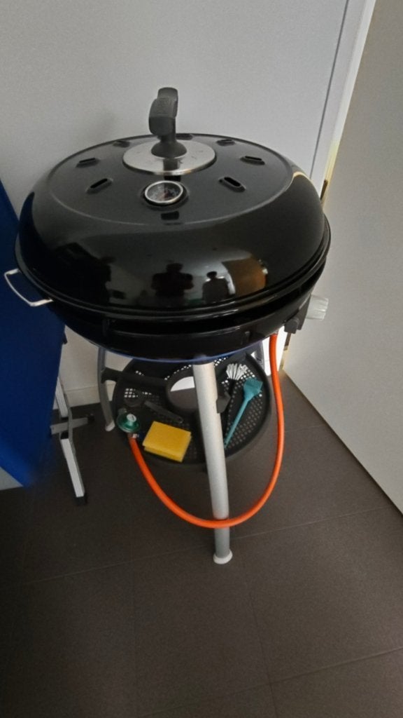 Skottelbraai, Ophalen