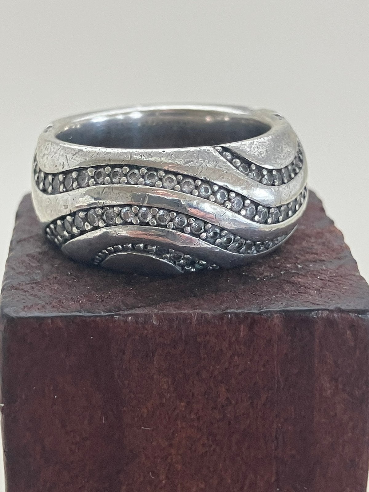 Mooie dikke zilveren ring van Esprit, Ophalen of Verzenden, Zo goed als nieuw, Zilver, Dame
