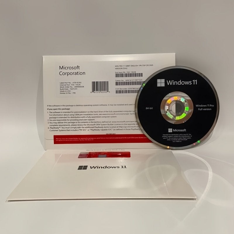 Windows 11 pro DVD incl. licentie, Computers en Software, Besturingssoftware, Verzenden, Nieuw, Windows