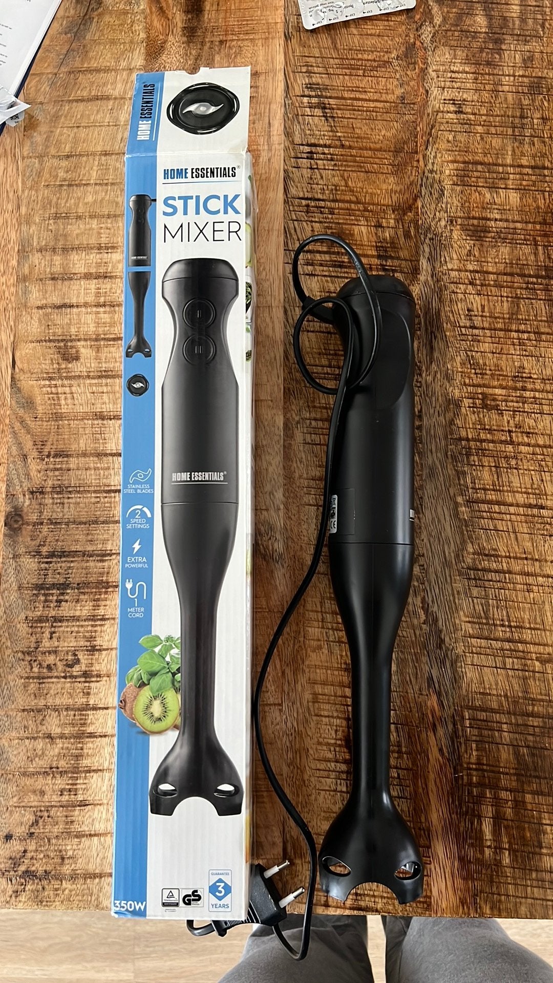 Staafmixer, Ophalen of Verzenden, Zo goed als nieuw, Vaatwasserbestendig, 2 snelheden