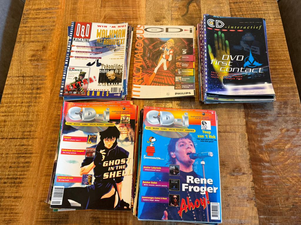Philips CD-i Magazines Verzameling 60 Stuks, Ophalen of Verzenden, Gelezen, Muziek, Film of Tv