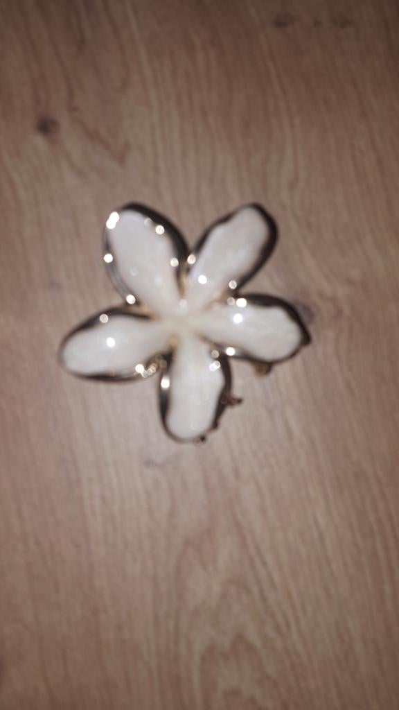 Bloem haar clip, Sieraden, Tassen en Uiterlijk, Piercings, Ophalen of Verzenden, Zo goed als nieuw, Goud, Overige typen