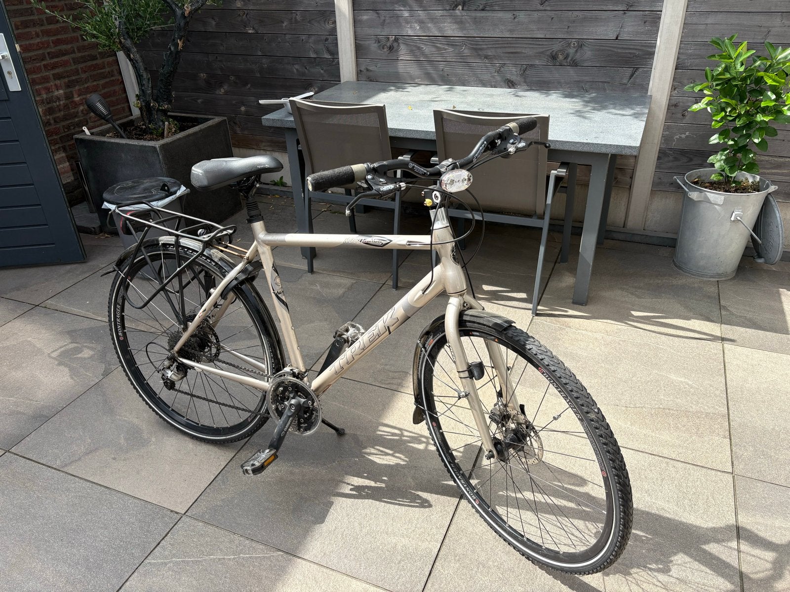 Trek X600 Navigator hybride fiets met schijfremmen., Fietsen en Brommers, Gebruikt, Versnellingen, Schijfrem, 53 tot 57 cm