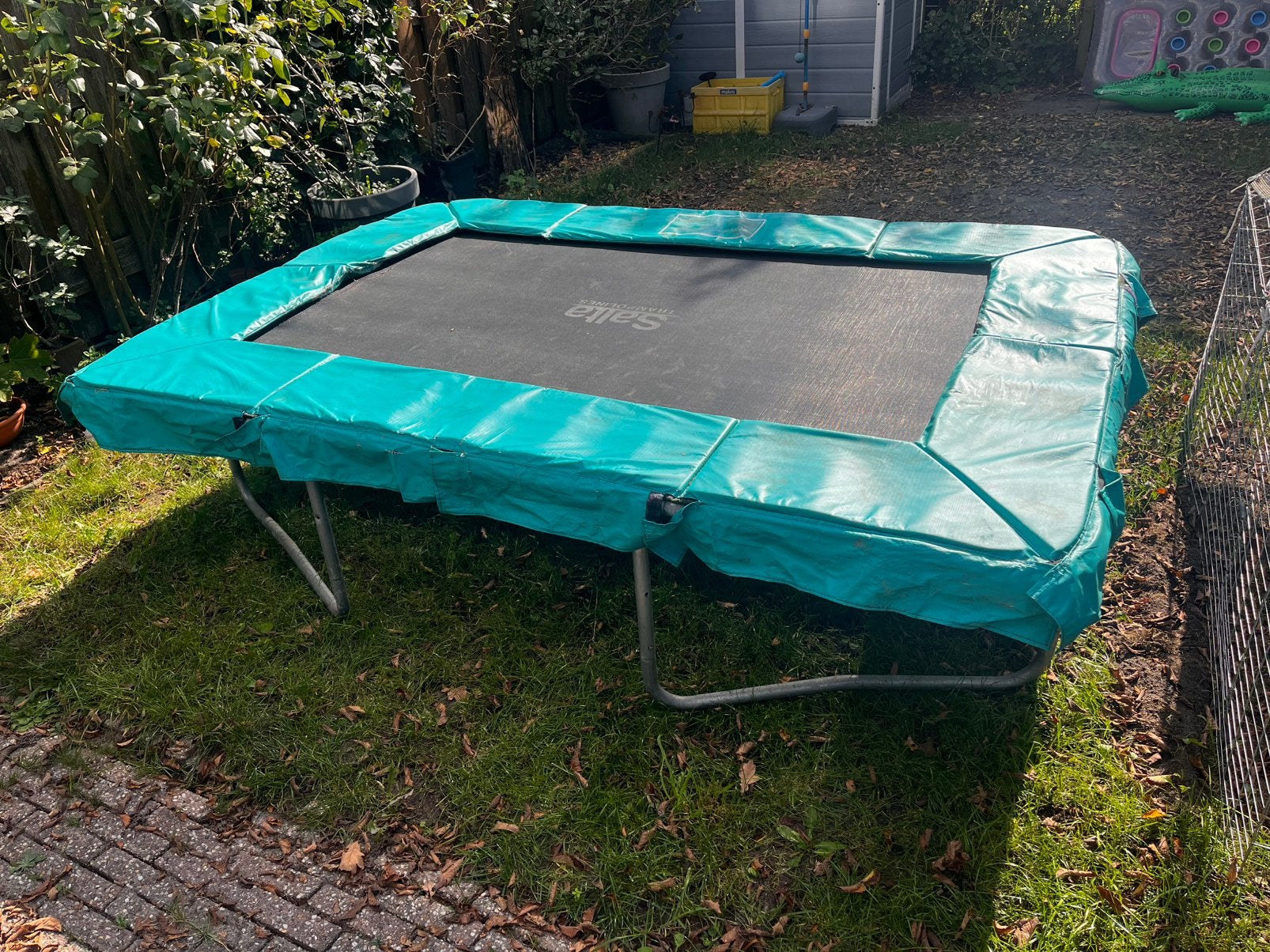 Salta trampoline 153x214, Ophalen, Gebruikt