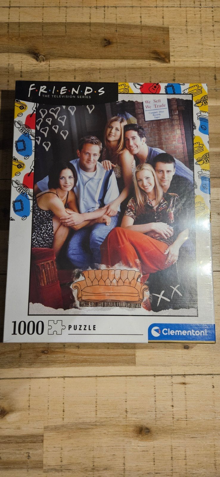 Friends 1000 stukjes legpuzzel Clementoni, Ophalen, 500 t/m 1500 stukjes, Nieuw, Legpuzzel