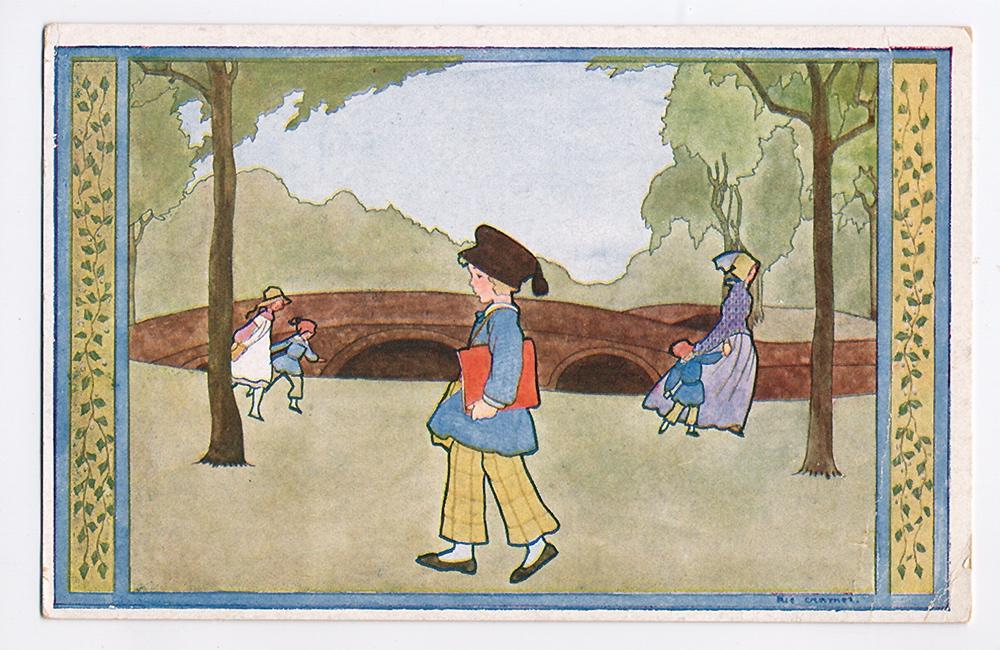 Rie Cramer - Daar komt Pauwel Jonas aan - Versjes v vroeger, Ophalen of Verzenden, 1920 tot 1940, Ongelopen, Kinderen