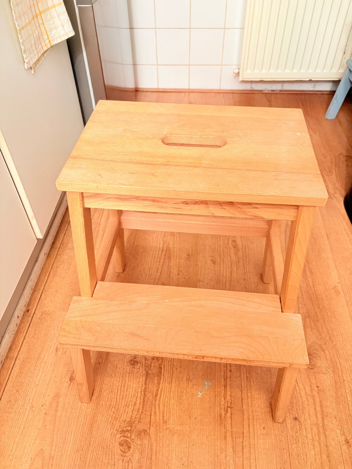 Houten opstapje / krukje - ideaal voor kinderen, Ophalen, Gebruikt, Hout