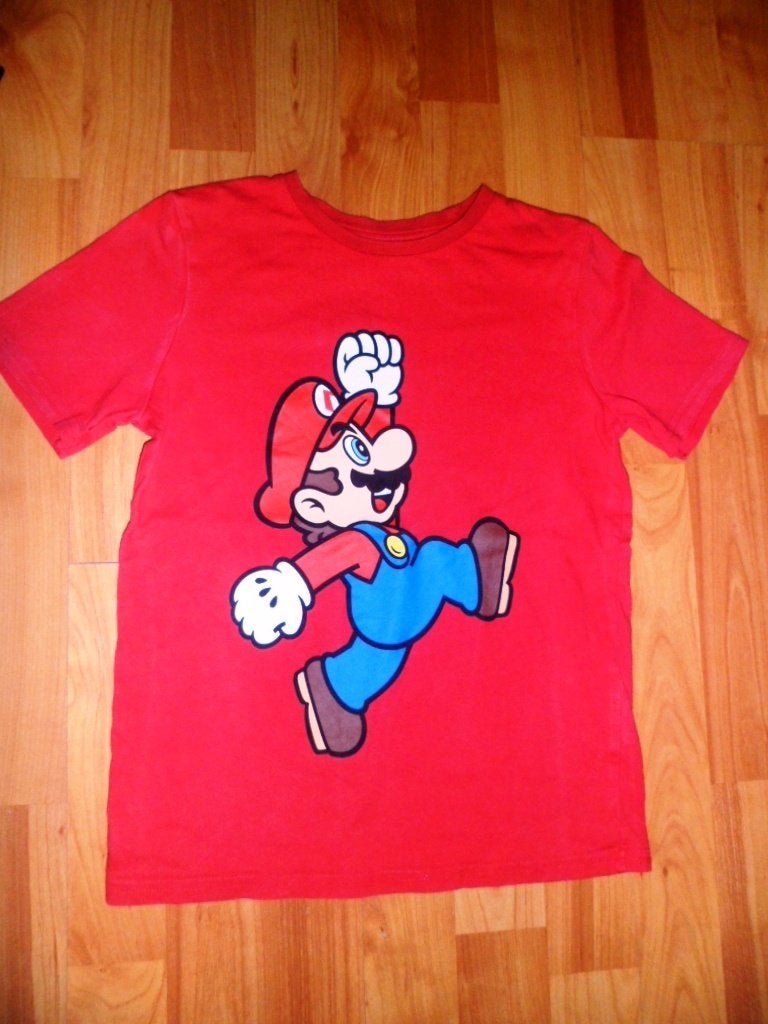 Shirt Super Mario maat 134, Super Mario, Jongen of Meisje, Ophalen of Verzenden, Zo goed als nieuw
