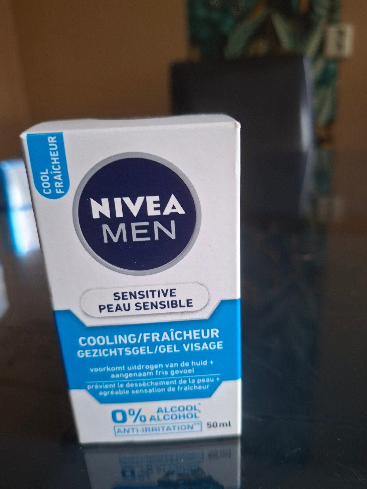 Nivea Men Sensitive Cooling Gezichtsgel 50ml, Ophalen of Verzenden, Nieuw, Overige typen