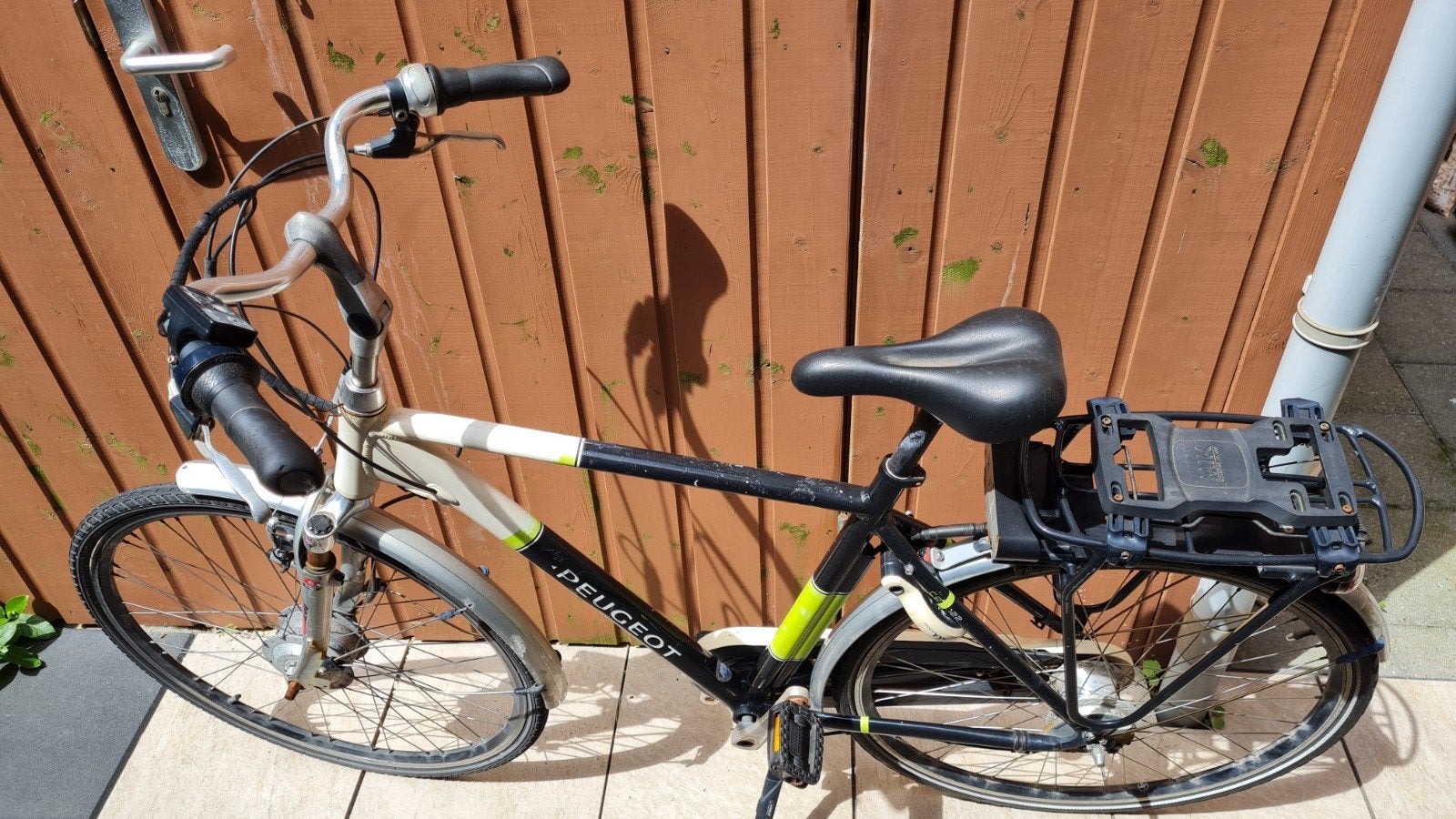 Peugeot C122 elektrisch fiets, opknapper, Gebruikt, Velgrem, 53 tot 57 cm, Ophalen