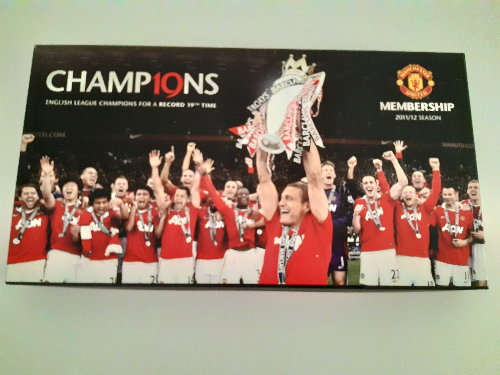 Manchester United jaarbox 2011 Membership, Ophalen of Verzenden, Zo goed als nieuw, Buitenlandse clubs